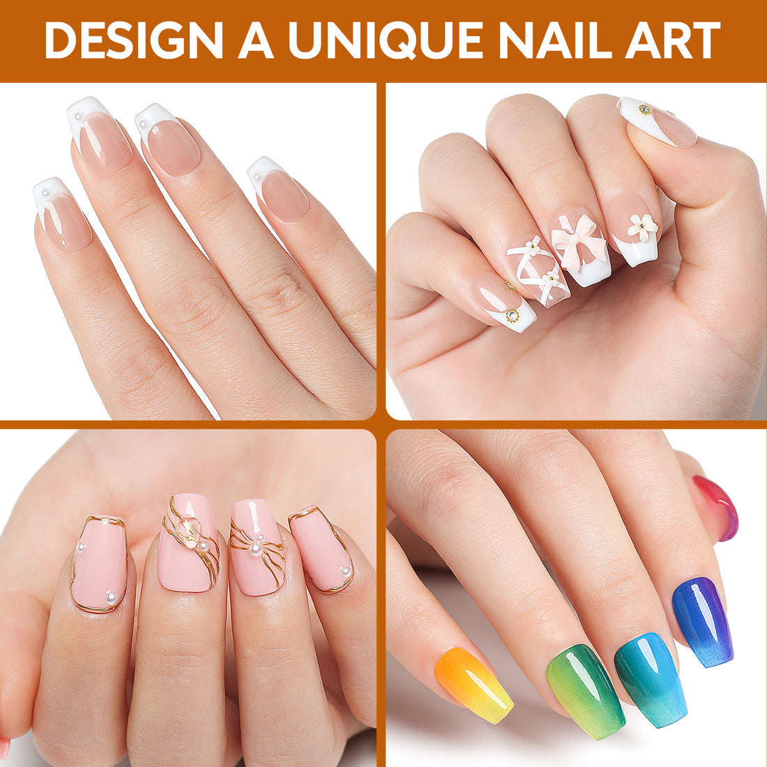 Nicedeco Coffin Nails Tips 216pcs 010