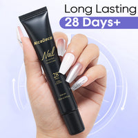 Nicedeco Hema Free Nail Glue Gel for Acrylic Nails Fake Nail Tips 22ML, Cruelty Free, Vegan, Long-Lasting, Led Lamp Required