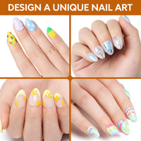 Nicedeco Extra Short Almond Nail Tips Full Cover 216pcs 009