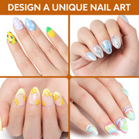 Nicedeco Extra Short Almond Nail Tips Full Cover 216pcs 009