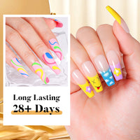 Nicedeco Gel Nagellak Nagellak 12 Kleuren, Hema Vrij, Dierproefvrij, Veganistisch, Neon Roze Geel Blauw UV Gel Manicure DIY Home voor Vrouwen Meisjes Kit 6