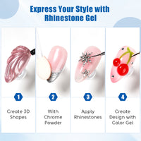 Nicedeco No Wipe Rhinestone Glue for Nails 30ml