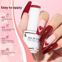 6-19 NiceDeco HEMA-free Valentine's Day Gel Polish Set (8ml*6)