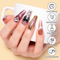 Nicedeco Cat Eye Gel Nail Polish, Hema Free, Cruelty Free, Vegan, High Gloss Long Lasting Soak Off LED U V Gel 12 Colors Kit 12