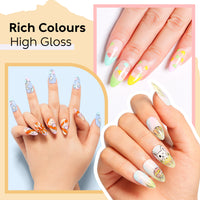 Nicedeco Gel Nagellak Nagellak 12 Kleuren, Hema Vrij, Dierproefvrij, Veganistisch, Pastel Roze Geel UV Gel Manicure DIY Home voor Vrouwen Meisjes Kit 10
