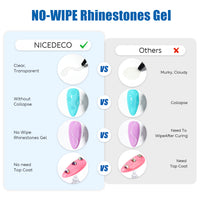 Nicedeco No Wipe Rhinestone Glue for Nails 30ml