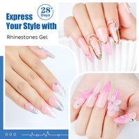 Nicedeco No Wipe Rhinestone Glue for Nails 30ml