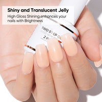 Nicedeco 2-Step Gel Nail Polish, 15ml UV/LED Soak-Off Gel Polish Nail Art Manicure Pedicure, Salon & Home Use - Long Lasting & Easy to Apply - TSG006