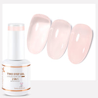 Nicedeco 2-Step Gel Nail Polish, 15ml UV/LED Soak-Off Gel Polish Nail Art Manicure Pedicure, Salon & Home Use - Long Lasting & Easy to Apply - TSG012