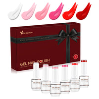 6-18 NiceDeco HEMA-free Valentine's Day Gel Polish Set (8ml*6)