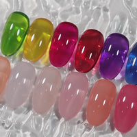 Nicedeco Hema Free Jelly Gel Nail Polish 6 Colors Set 45