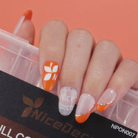 Nicedeco Extra Short Almond Nail Tips Full Cover 216pcs 009