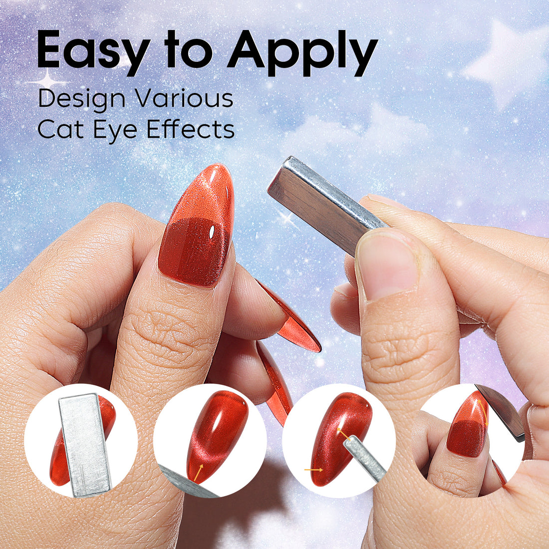 N301 Nicedeco Cat Eye Gel Nail Polish