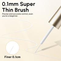 Nicedeco Gel Polish Nail Art Liner Gel, Hema Free, Cruelty Free, Vegan, White Nail Design with Thin Brush for French Manicure