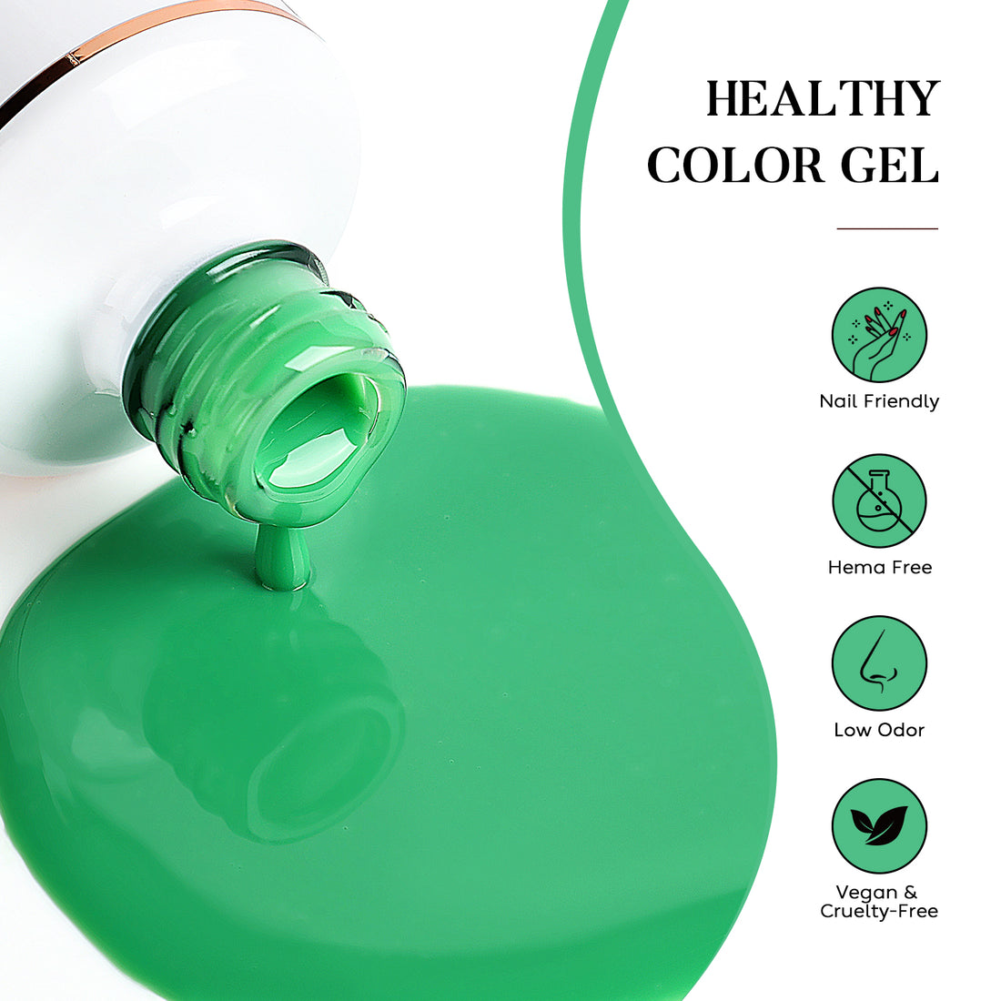 N001 NiceDeco HEMA-freier Gel-Nagellack (15 ml)