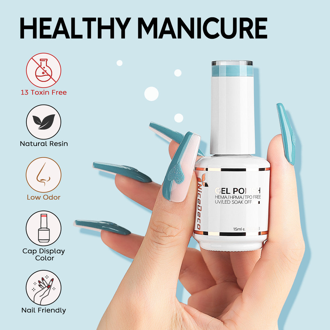N341 NiceDeco HEMA-free Gel Polish (15ml)