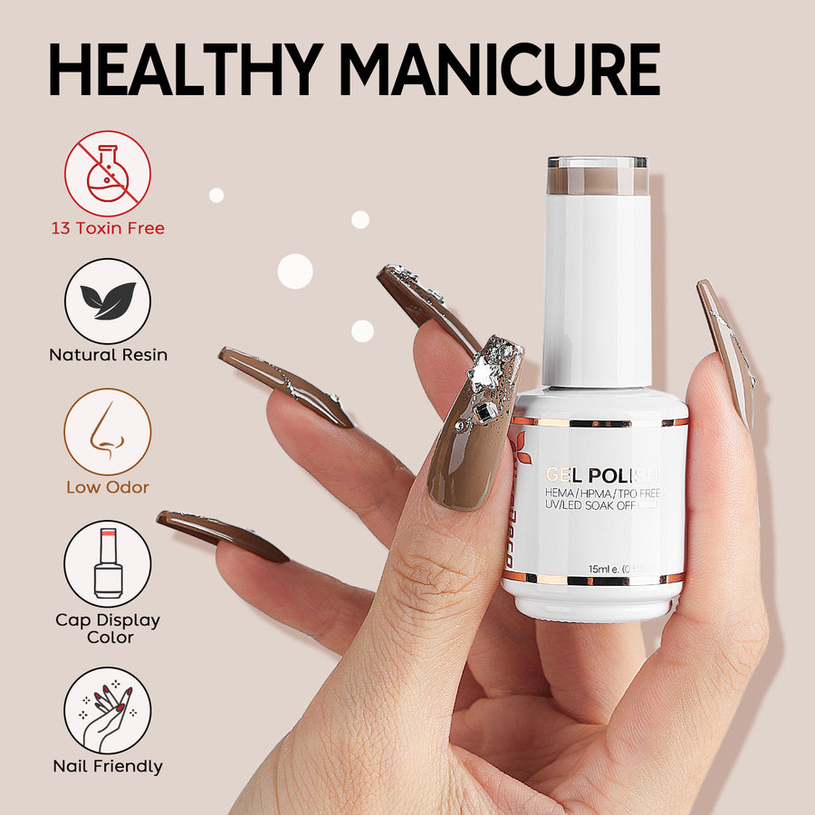 N001 NiceDeco HEMA-freier Gel-Nagellack (15 ml)