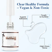 Nicedeco Gel Top Coat for Chrome Nail Powder