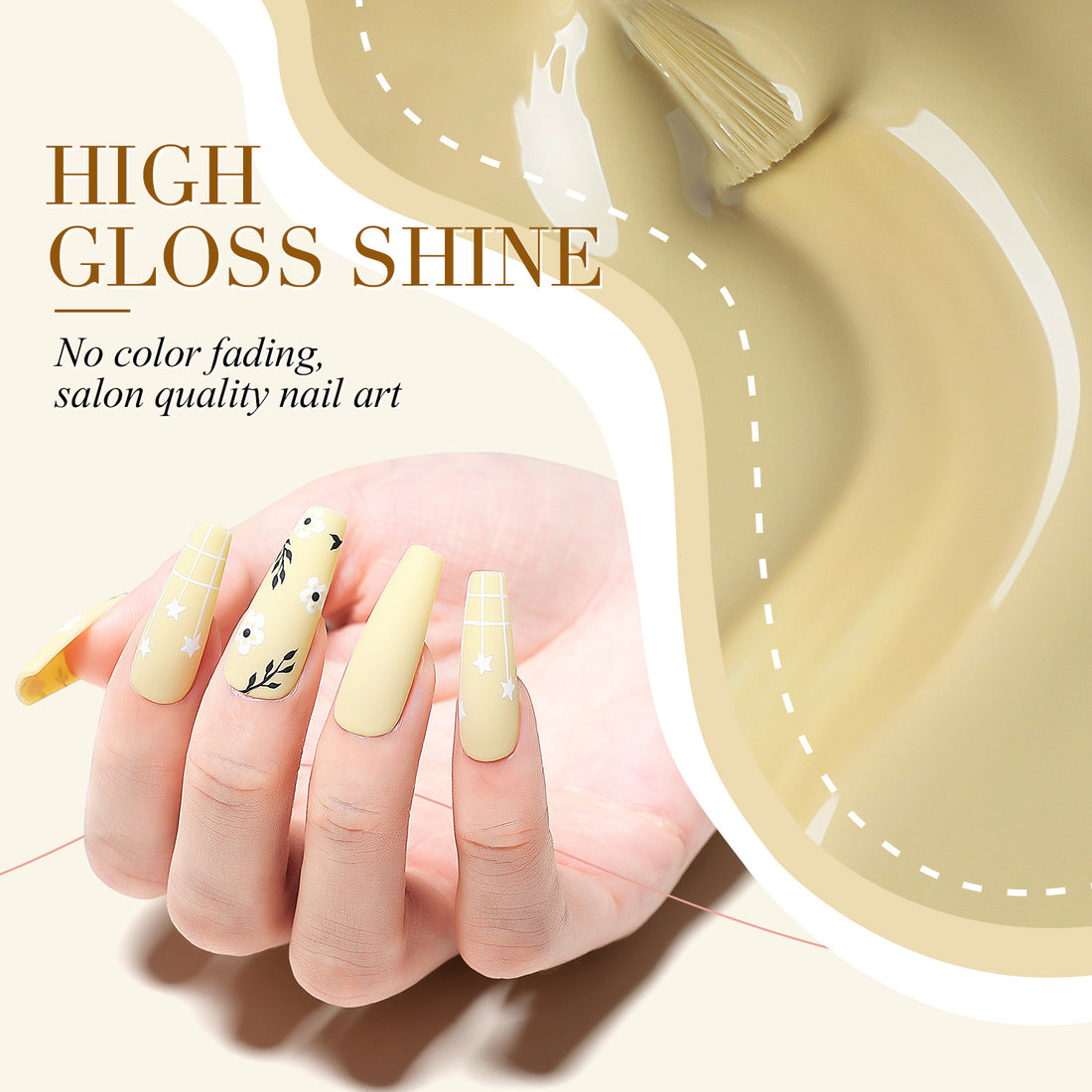 N001 NiceDeco HEMA-freier Gel-Nagellack (15 ml)