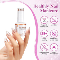 Nicedeco Fur Effect Cat Eye Gel Nail Polish Set, 6 Colors 5ML Holographic UV LED Glitter Soak off Nail Polish with Magnet Nail Art DIY Salon For Women Kit 6-81