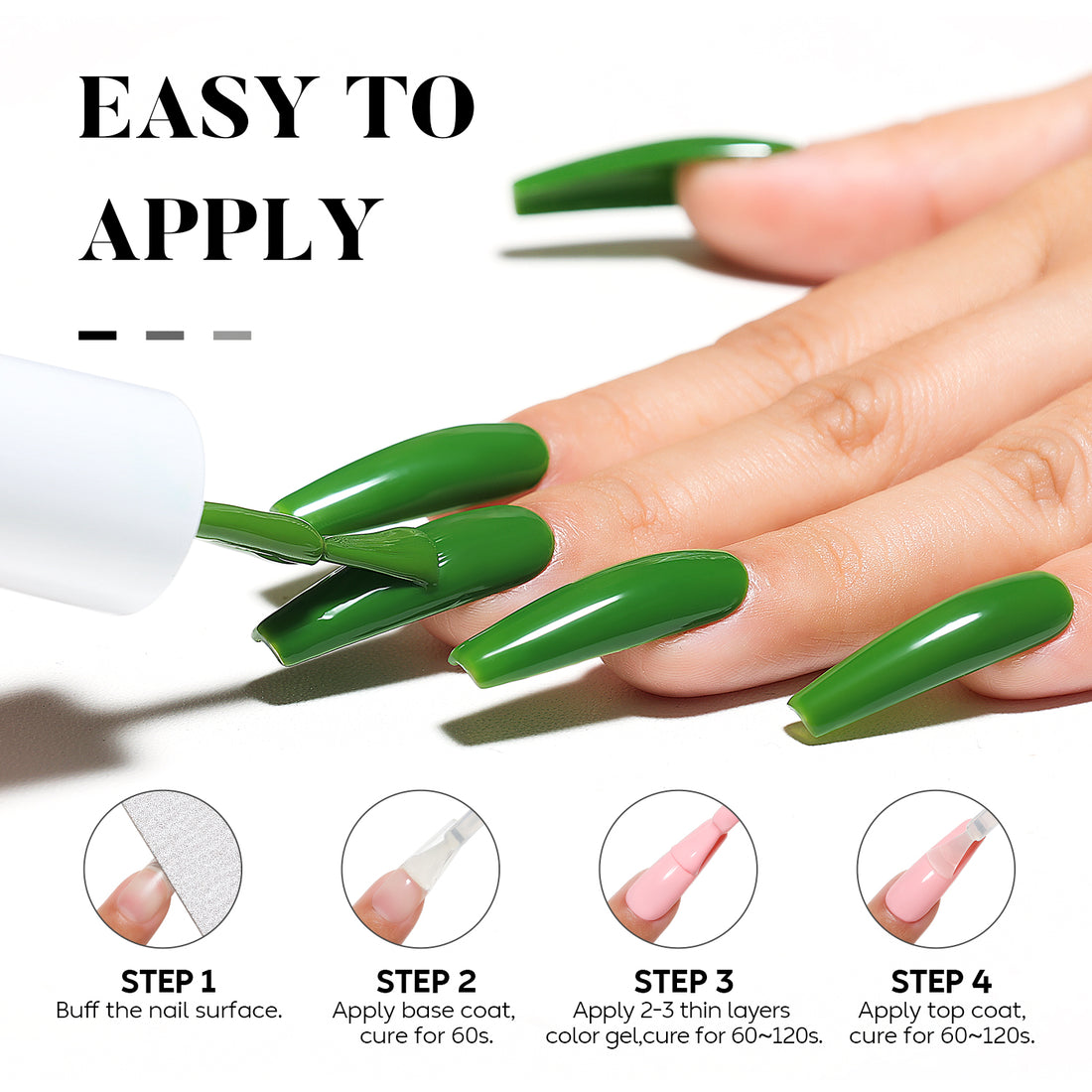 N001 NiceDeco HEMA-freier Gel-Nagellack (15 ml)