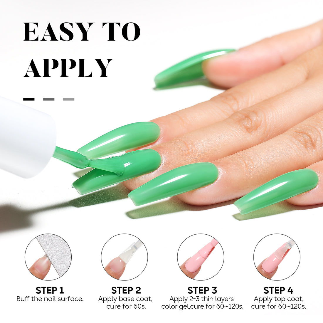 N001 NiceDeco HEMA-freier Gel-Nagellack (15 ml)