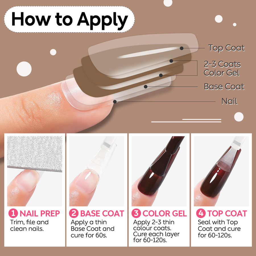 N001 NiceDeco HEMA-freier Gel-Nagellack (15 ml)