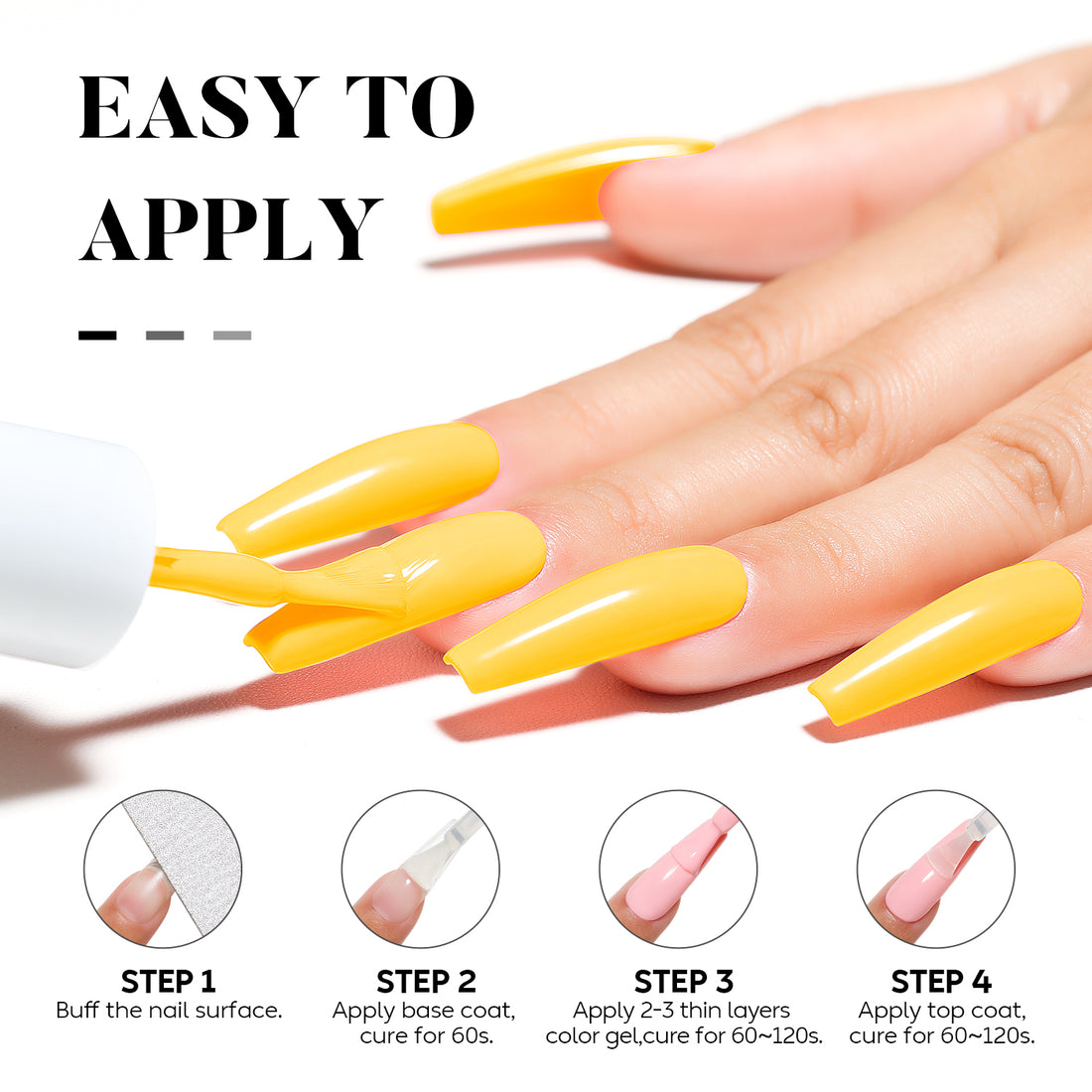 N001 NiceDeco HEMA-freier Gel-Nagellack (15 ml)