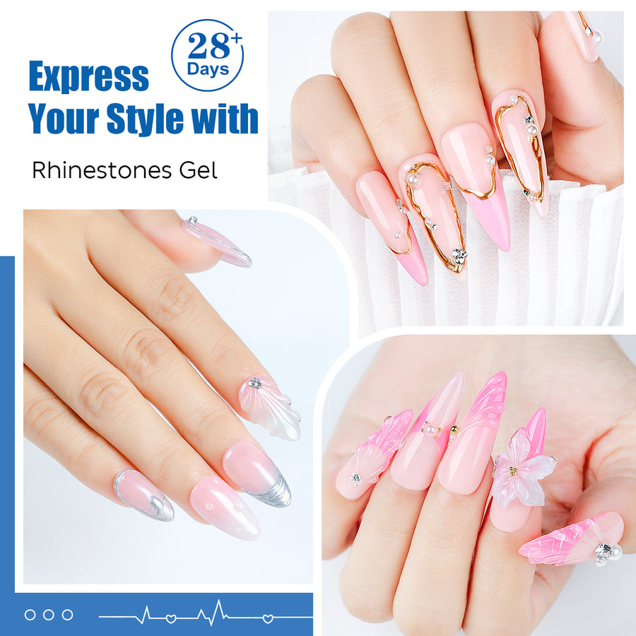 Nicedeco No Wipe Rhinestone Glue for Nails 30ml