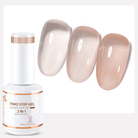 Nicedeco 2-Step Gel Nail Polish, 15ml UV/LED Soak-Off Gel Polish Nail Art Manicure Pedicure, Salon & Home Use - Long Lasting & Easy to Apply - TSG009