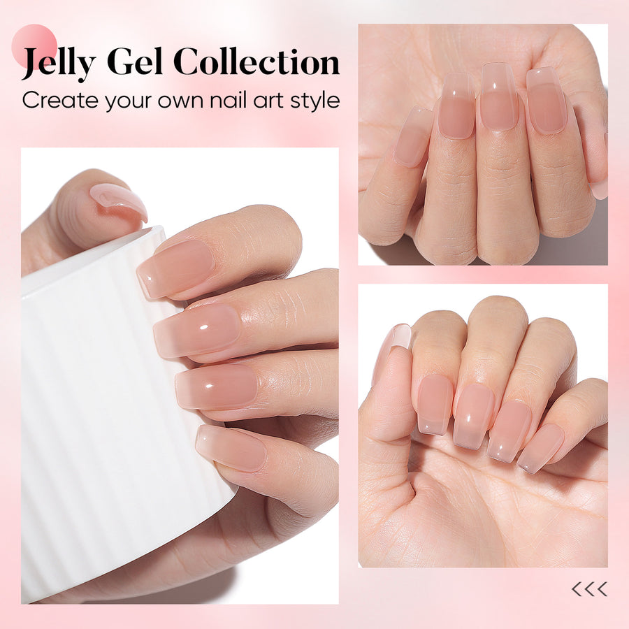 Nicedeco 2-Step Gel Nail Polish, 15ml UV/LED Soak-Off Gel Polish Nail Art Manicure Pedicure, Salon & Home Use - Long Lasting & Easy to Apply - TSG009