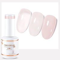 Nicedeco 2-Step Gel Nail Polish, 15ml UV/LED Soak-Off Gel Polish Nail Art Manicure Pedicure, Salon & Home Use - Long Lasting & Easy to Apply - TSG010