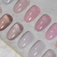 Nicedeco 2-Step Gel Nail Polish, Hema Free, Cruelty Free, High Gloss Long Lasting Soak Off LED U V Gel Polish 6 Pcs 5ml Kit 48
